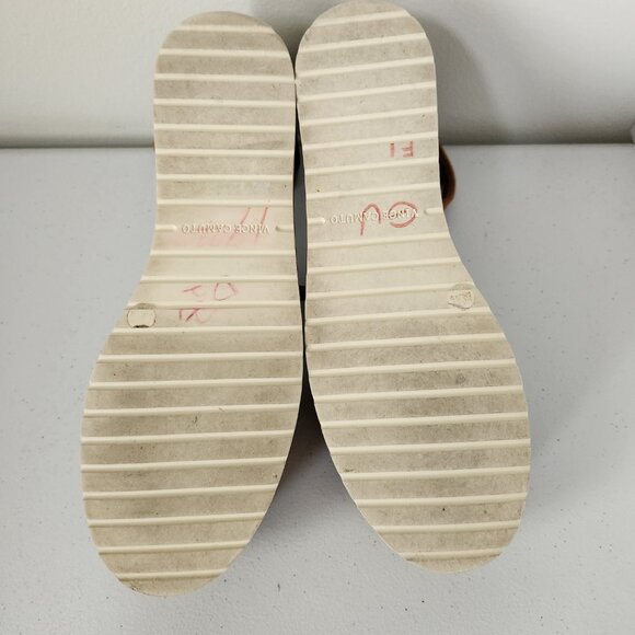 Vince Camuto Binadee Ankle Tie Low Platform Espadrilles Leopard Print Size 8M - Picture 9 of 9